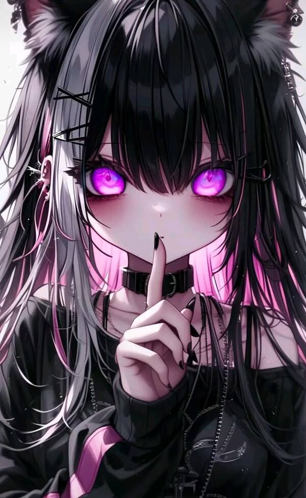 Ác quỷ anime nữ ngầu tóc xanh