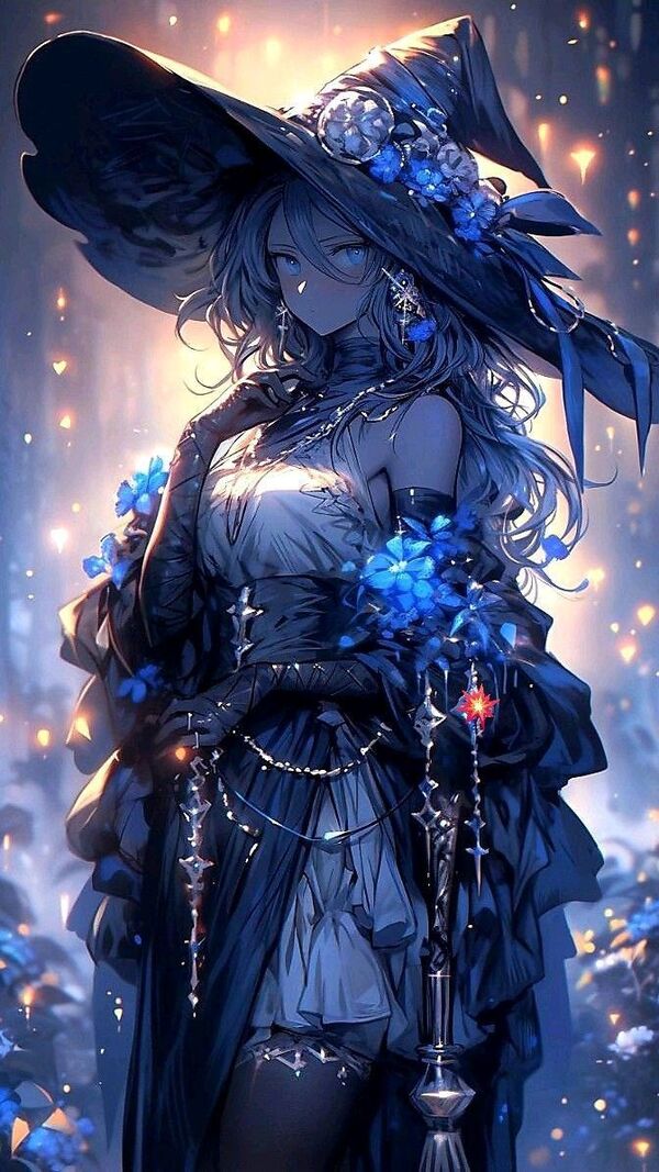 Anime phù thuy đội mũ nhọn cổ điển
