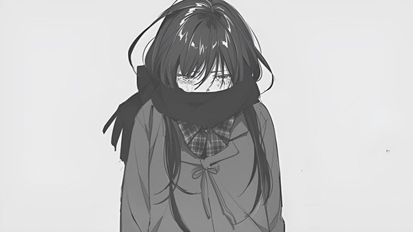 Ảnh anime buồn khóc đầy cô đơn