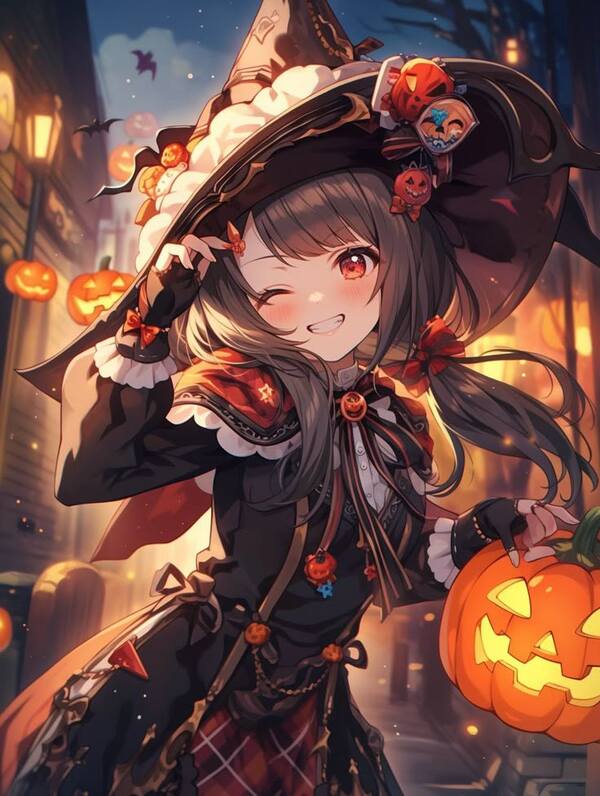 Ảnh anime phép thuật đẹp trong ánh trăng