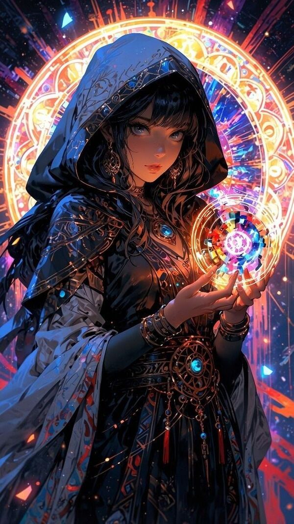 Ảnh anime phép thuật mang cảm hứng ma mị