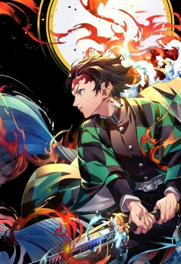 Ảnh anime thanh gươm diệt quỷ chiến đấu