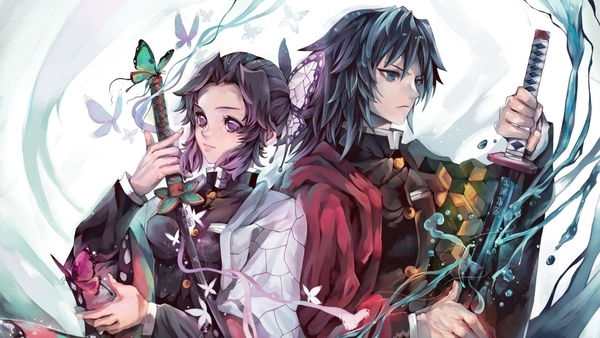 Ảnh anime thanh gươm diệt quỷ nhóm bạn