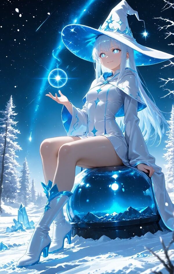 Ảnh phép thuật anime mang phong cách huyền bí