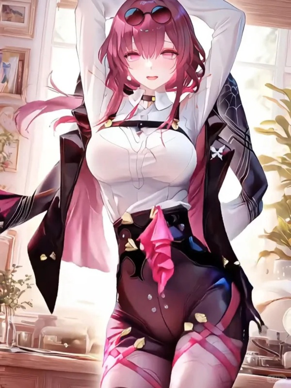 Anime cởi đồ tóc hồng