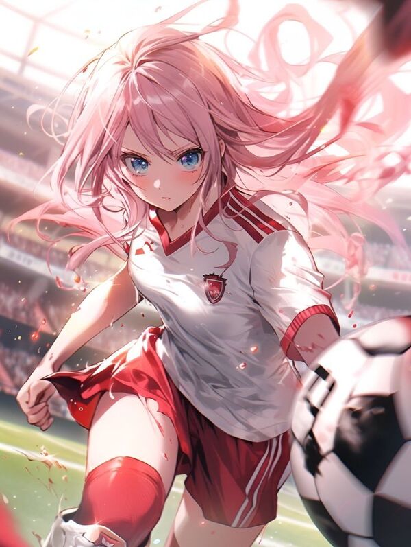 Anime đá bóng thi đấu nhiệt huyết