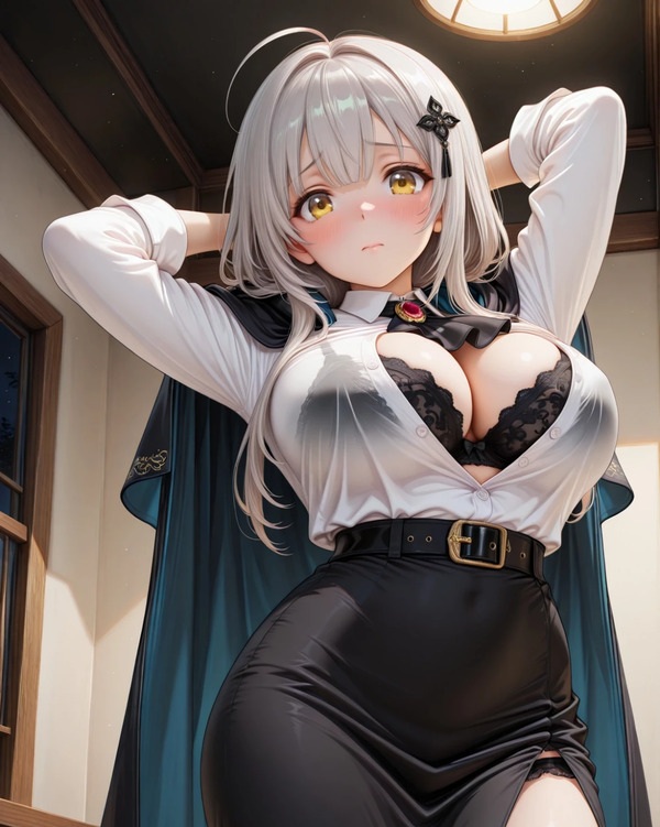 Anime nữ ngầu lòi ánh nhìn mạnh mẽ