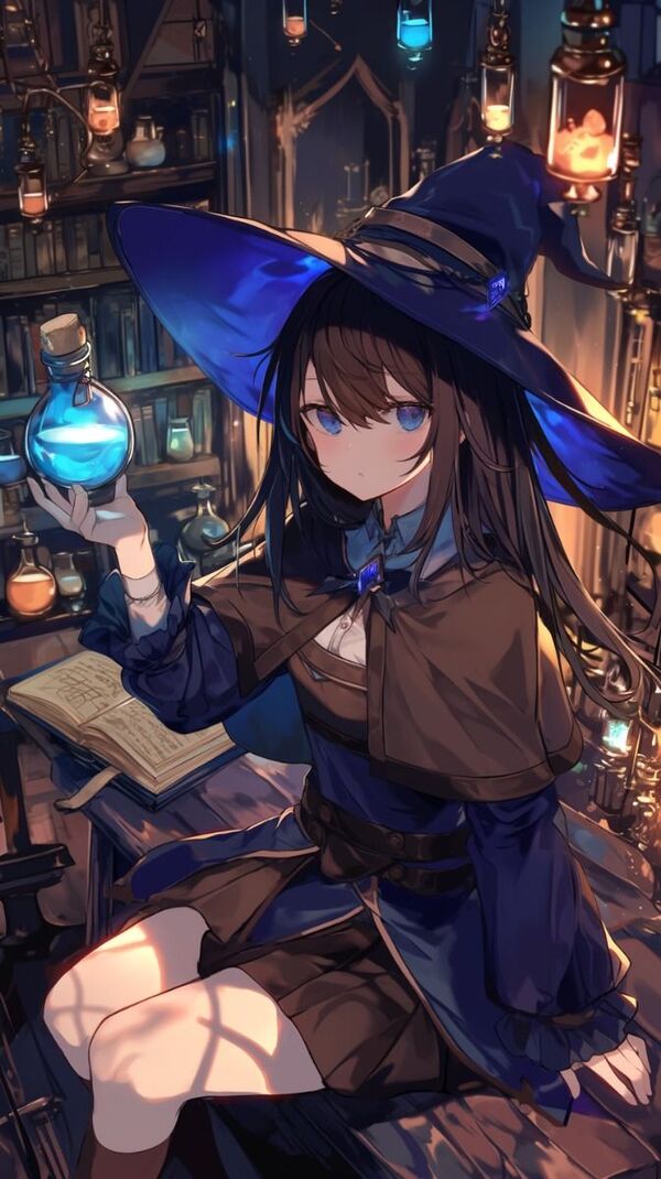 Anime phù thủy cực nét