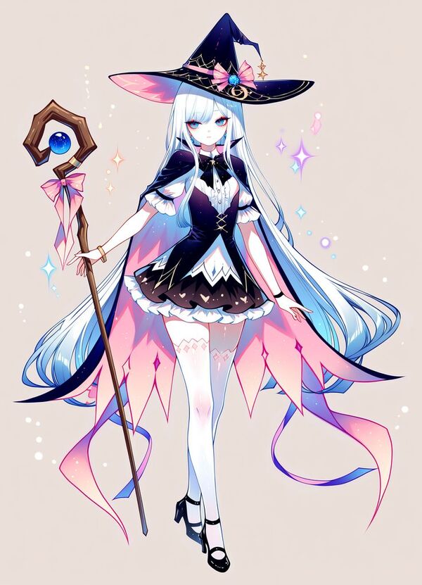 Anime phù thủy nhiều màu