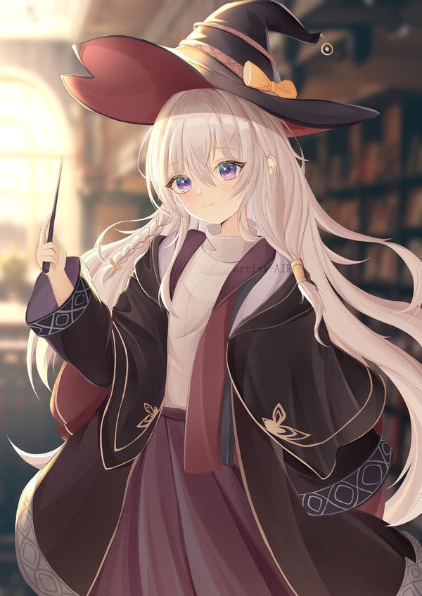 Anime phù thủy tóc vàng