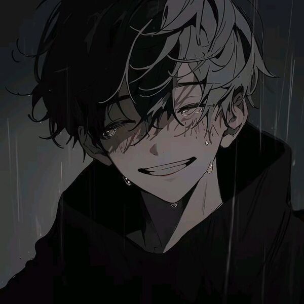 Anime trắng đen buồn khóc sâu thẳm