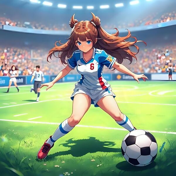 Cầu thủ anime đá bóng nữ mới nhất