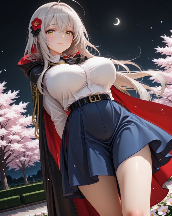 Cô gái anime ngầu lòi mang áo choàng