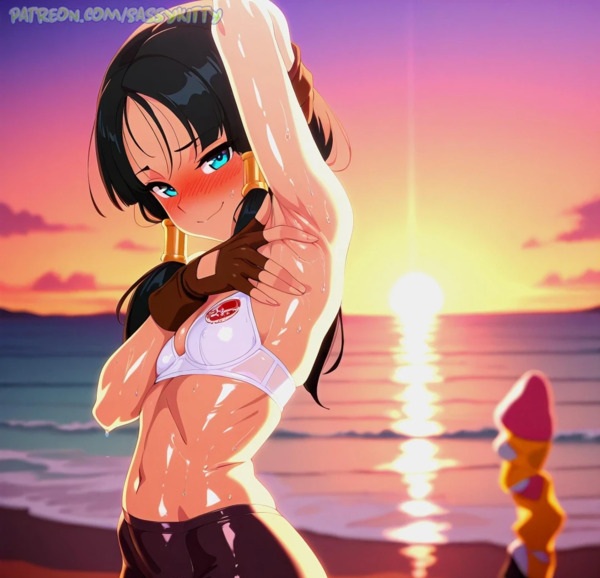 Cosplay anime nữ bổ mắt sex bikini