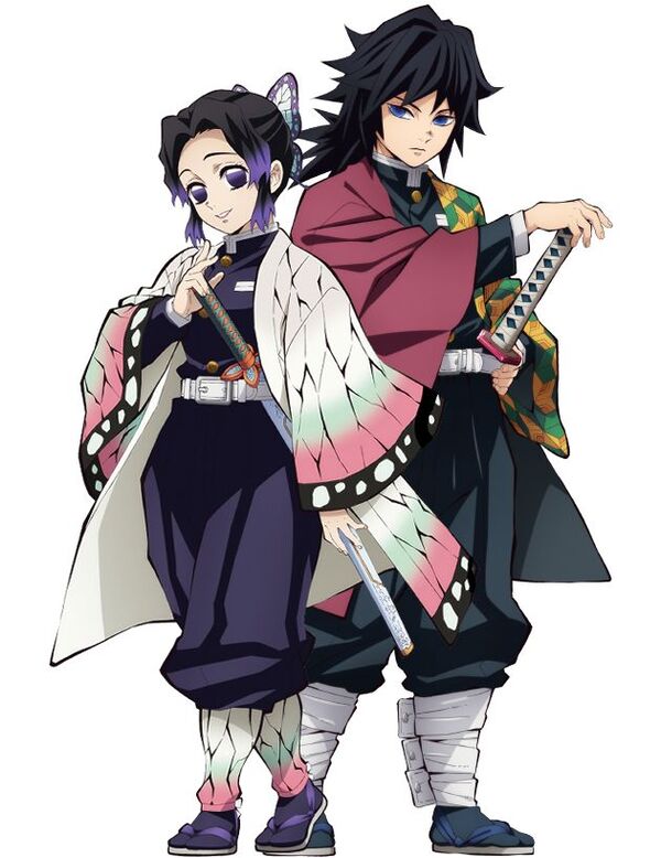 Hình nền anime gươm diệt quỷ hai người