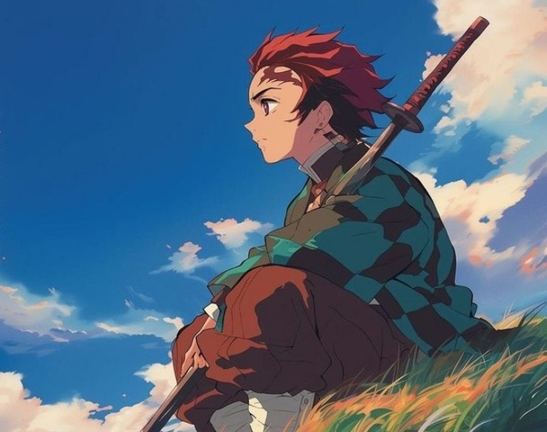 Hình nền anime thanh gươm diệt quỷ kiếm sĩ