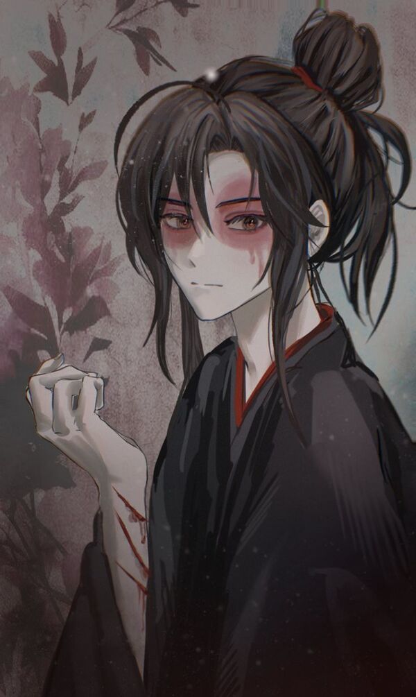 Ma đạo tổ sư anime với áo đen