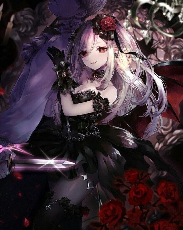 Ác quỷ anime nữ ngầu tóc tím