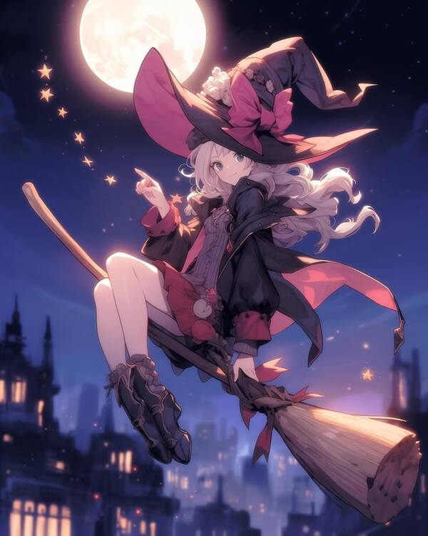 Phù thủy anime ngầu